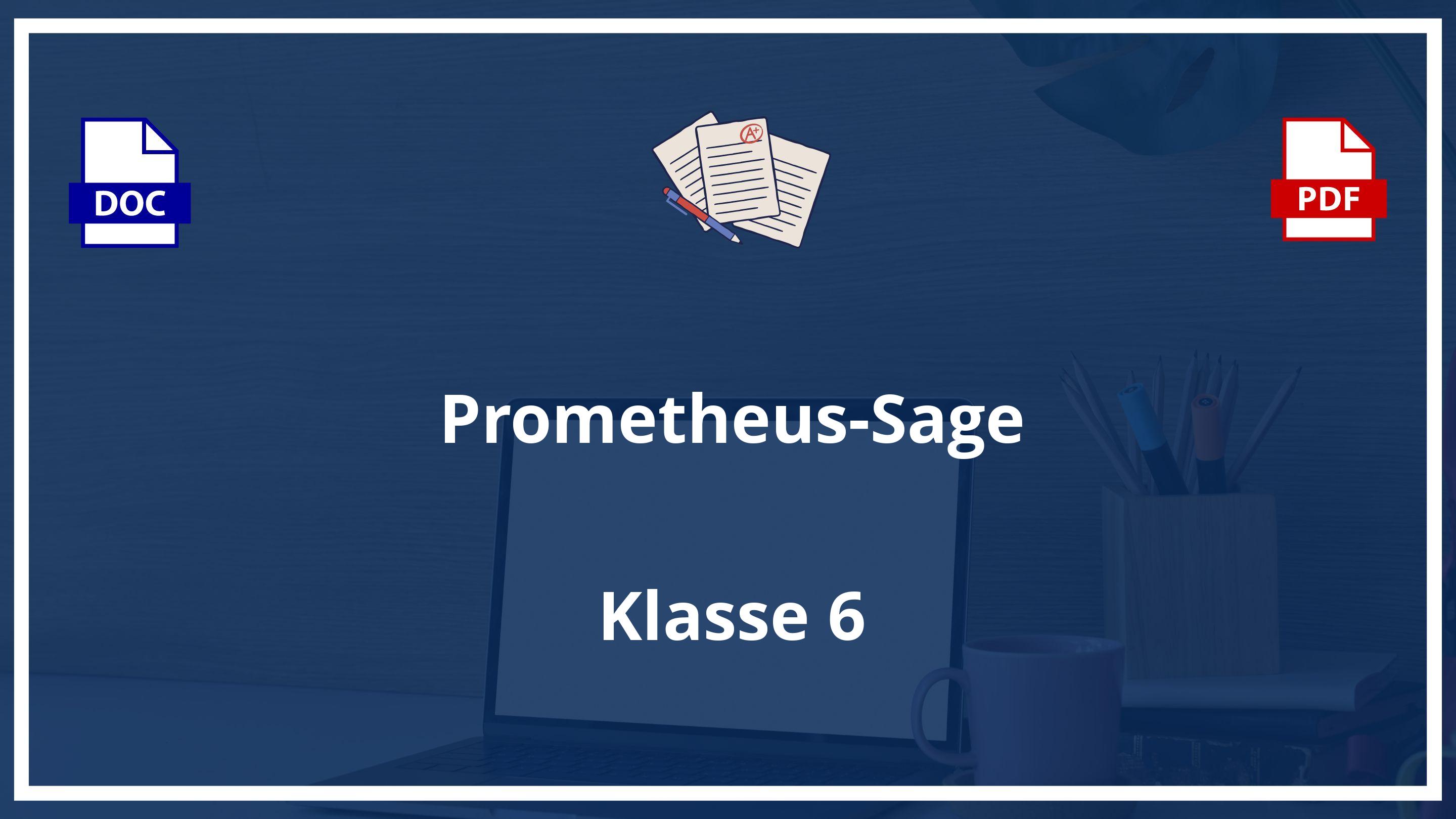 Prometheus-Sage Klasse 6 PDF