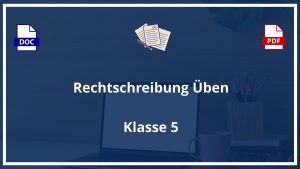 Rechtschreibung Üben 5 Klasse PDF
